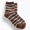 Chaussettes mi-mollet rayées