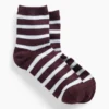 Chaussettes mi-mollet rayées
