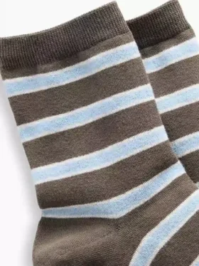 Chaussettes mi-mollet rayées