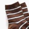 Chaussettes mi-mollet rayées