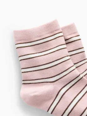 Chaussettes mi-mollet rayées