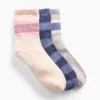 Chaussettes mi-mollet à rayures colorées pour enfants (lot de 3)