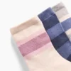Chaussettes mi-mollet à rayures colorées pour enfants (lot de 3)