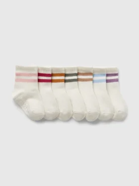 Chaussettes mi-mollet à rayures « Varsity » pour Bébé & Enfant (lot de 7)