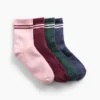 Chaussettes mi-mollet à rayures « Varsity » pour enfants (lot de 4)