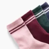 Chaussettes mi-mollet à rayures « Varsity » pour enfants (lot de 4)