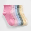 Chaussettes mi-mollet à volants pour enfants (lot de 7)