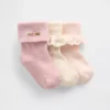 Chaussettes à revers pour bébé (lot de 3)