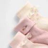 Chaussettes à revers pour bébé (lot de 3)
