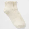 Chaussettes à volants côtelées