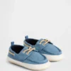 Chaussures bateau en denim pour bébé