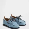 Chaussures bateau en denim pour tout-petits