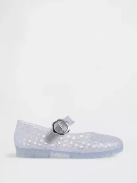 Chaussures Mary Jane en plastique transparent pour tout-petits