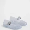Chaussures Mary Jane en plastique transparent pour tout-petits