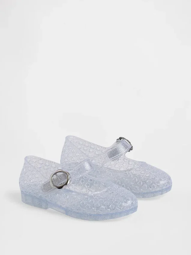 Chaussures Mary Jane en plastique transparent pour tout-petits