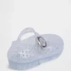 Chaussures Mary Jane en plastique transparent pour tout-petits
