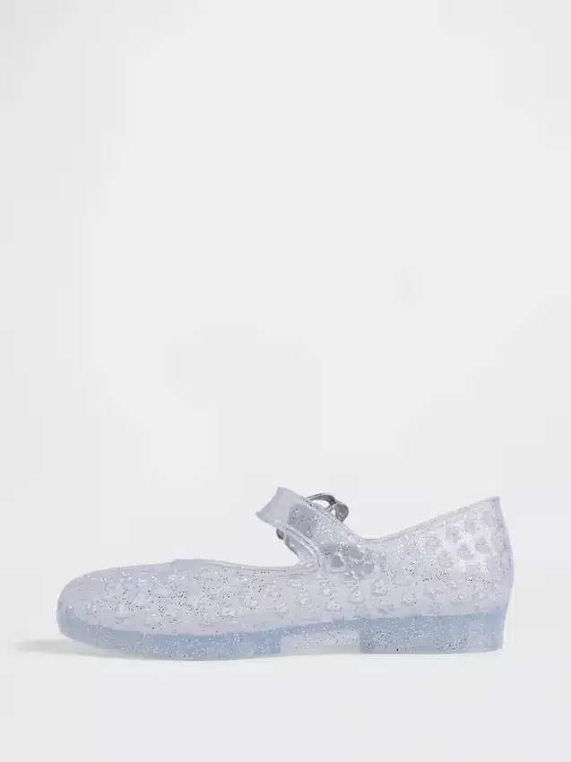 Chaussures Mary Jane en plastique transparent pour tout-petits