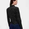 Chemise ajustée courte en coton bio