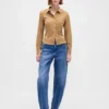 Chemise ajustée en daim vegan