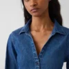Chemise ajustée en denim