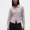 Chemise ajustée en flanelle à carreaux