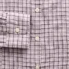 Chemise ajustée en flanelle à carreaux