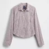 Chemise ajustée en flanelle à carreaux