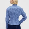 Chemise ajustée en popeline de coton bio