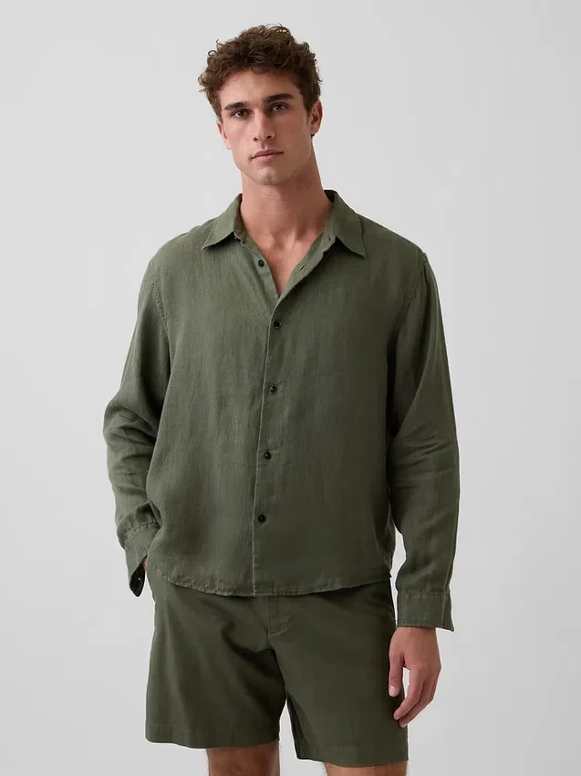 Chemise ample 100 % lin