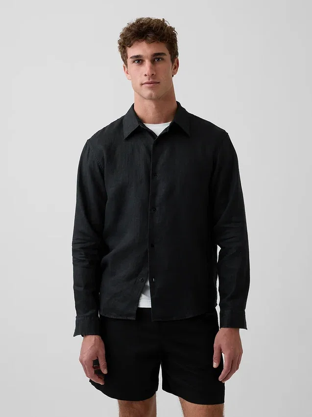 Chemise ample 100 % lin