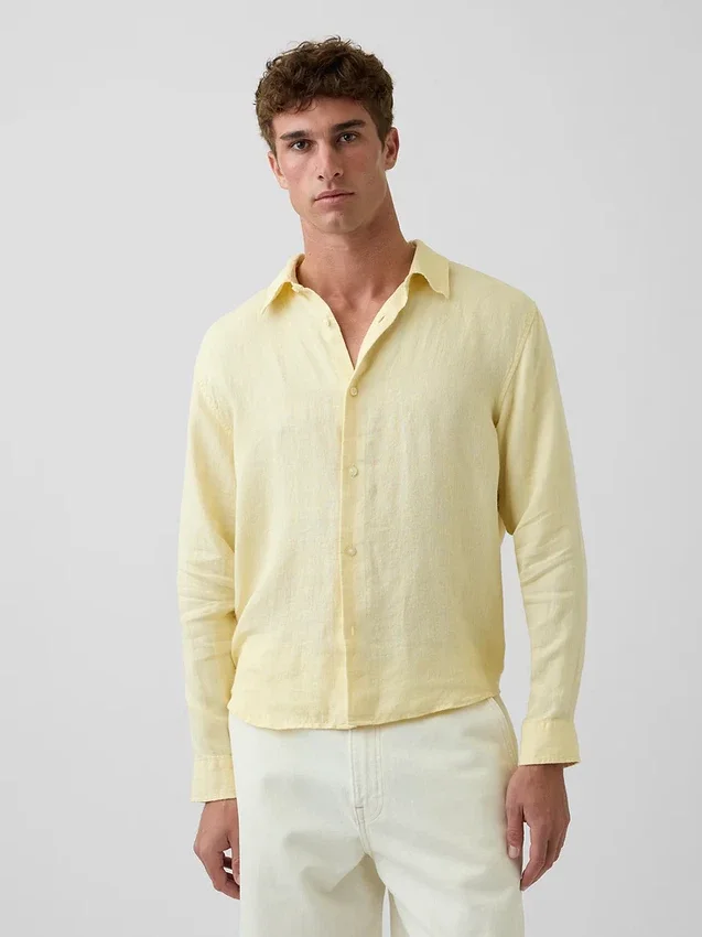 Chemise ample 100 % lin