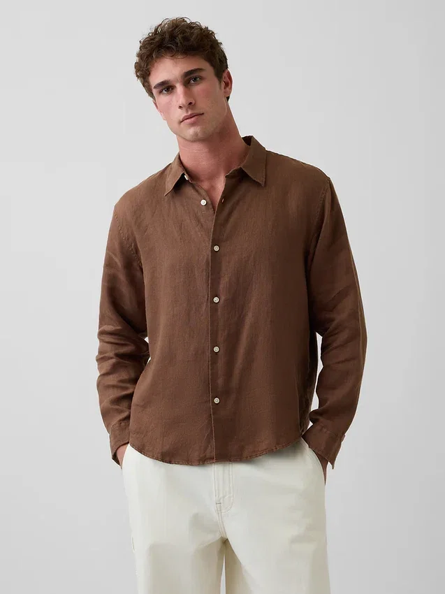 Chemise ample 100 % lin