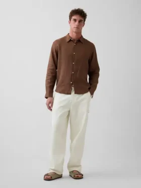 Chemise ample 100 % lin