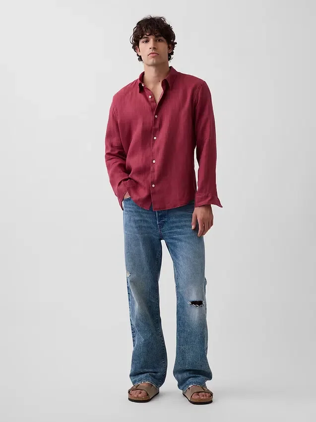 Chemise ample 100 % lin
