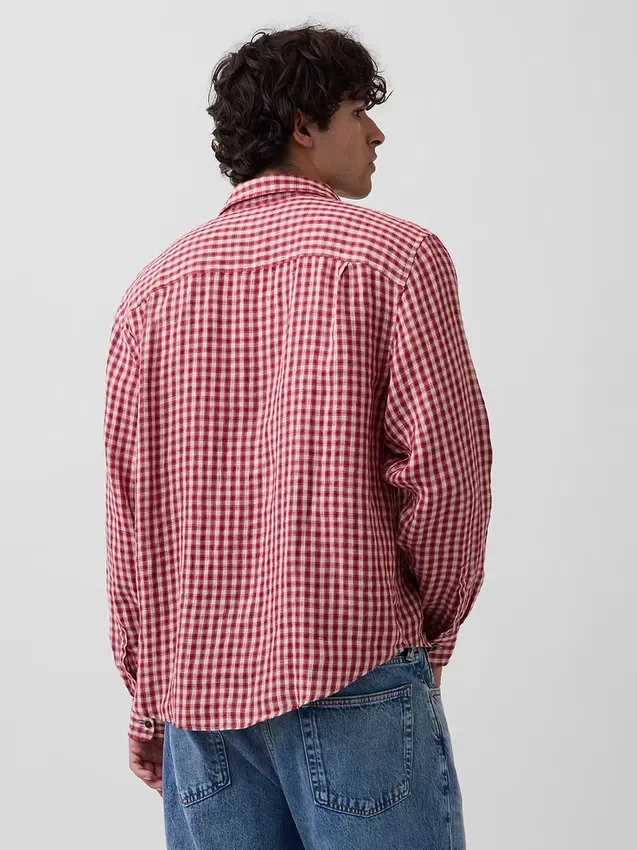 Chemise ample 100 % lin