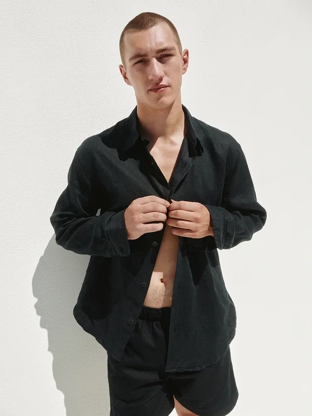 Chemise ample 100 % lin