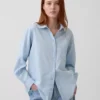 Chemise ample en denim