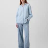 Chemise ample en denim