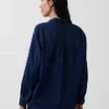 Chemise ample en denim