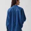 Chemise ample en denim