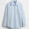 Chemise ample en denim