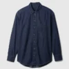 Chemise ample en denim