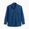 Chemise ample en denim