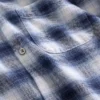 Chemise ample en flanelle de coton bio
