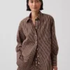 Chemise ample en popeline de coton bio