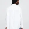 Chemise ample en popeline de coton bio