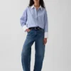 Chemise ample en popeline de coton bio