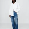 Chemise ample en popeline de coton bio