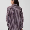 Chemise ample en popeline de coton bio