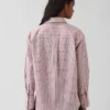 Chemise ample en popeline de coton bio